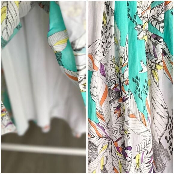 RRP $625 Mrs. Pomeranz Floral Dress XL Like New Liberty Of London Fabric Tana La - Picture 4 of 8